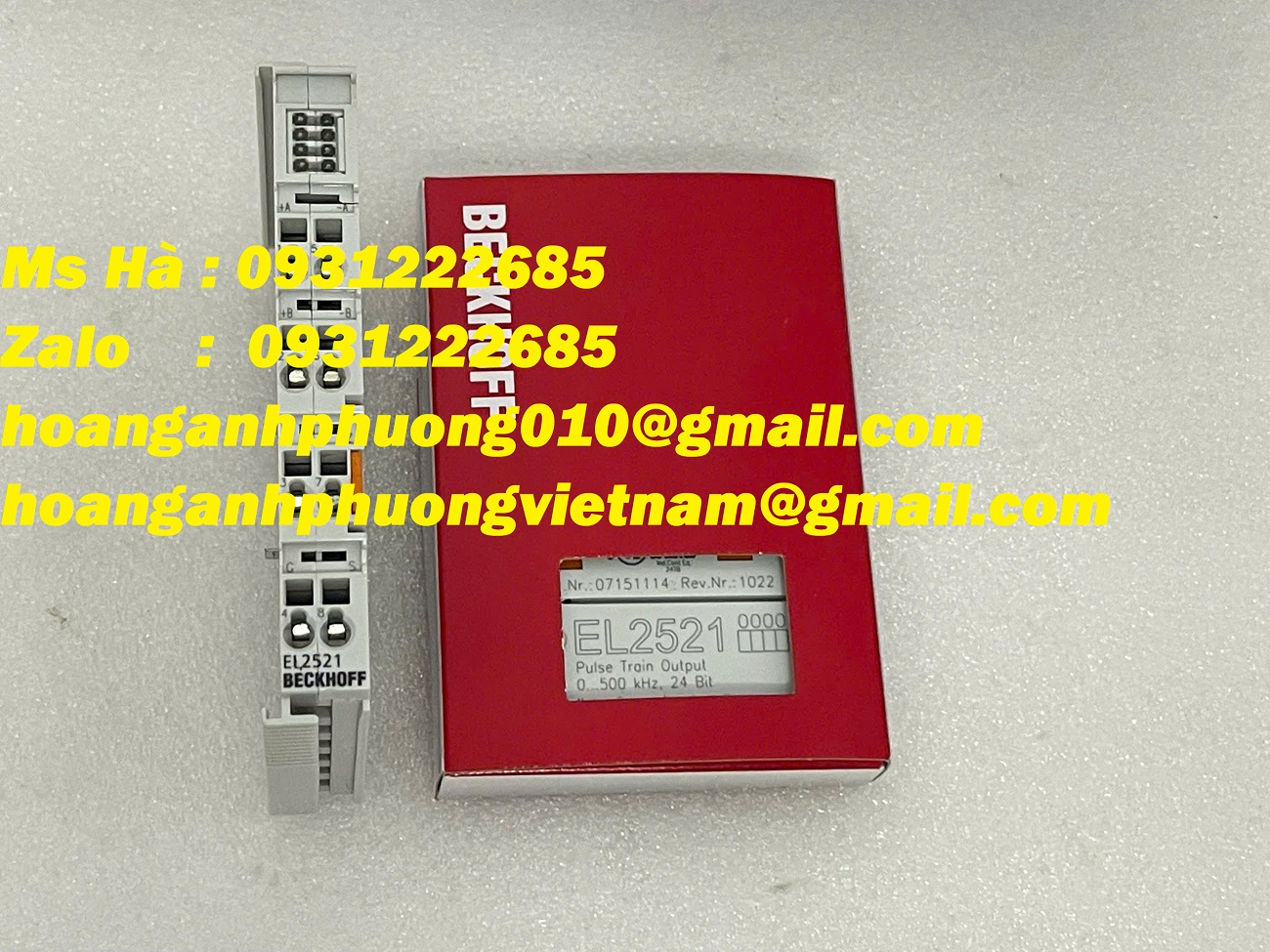 Module Beckhoff EL2521 chính hãng - giao hàng nhanh - uy tín